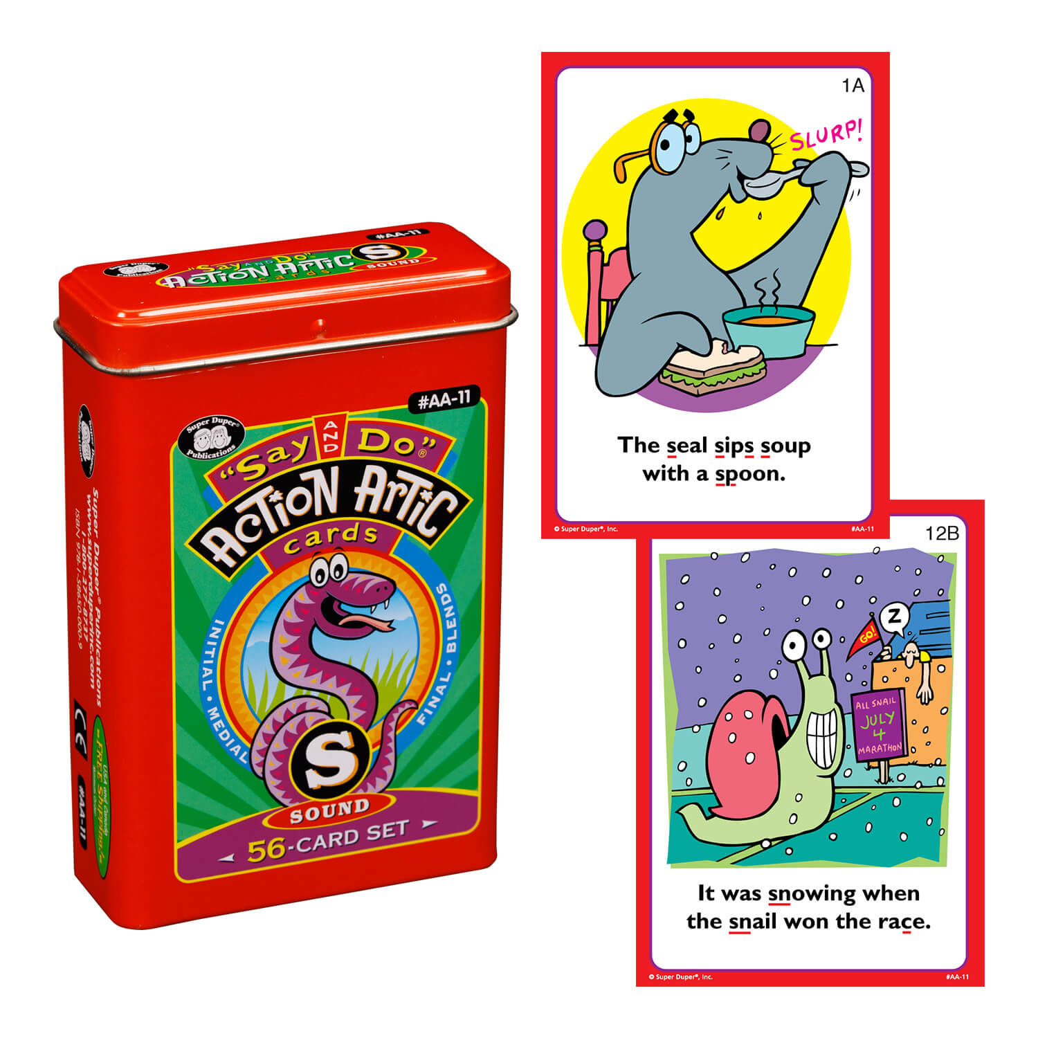 Say and Do® S Action Artic Cards