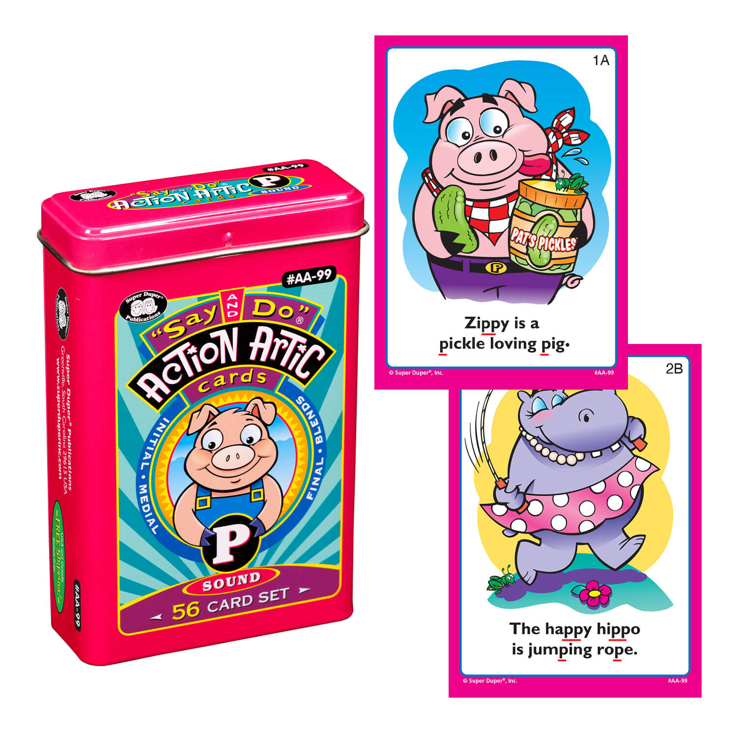 Say and Do  P Action Artic Cards