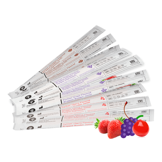 Jumbo Pack Tongue Depressors (150-Pack) 50 each of Cherry, Grape, &  Strawberry