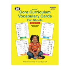 Webber® Core Curriculum Vocabulary Cards Fun Sheets - Level Two
