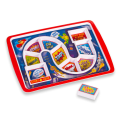 Dinner Winner Superheroes Plate