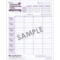 Early Functional Communication Profile Record Forms (15) 0