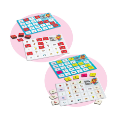 Reading Gym Magnetic Lowercase Alphabet Bingo & Puzzle Boards