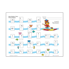 Reading Gym Marker Sheets