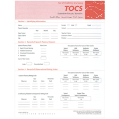 TOCS Examiner Record Booklets (25)