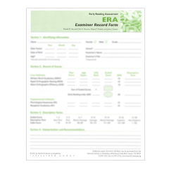 ERA Examiner Record Forms (25)