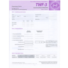 TWF-3 Preprimary Record Forms (10)
