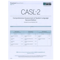 CASL-2 Preschool Record Forms (Ages 3-6)