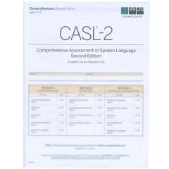 CASL-2 Comprehensive Forms (Ages 3-21;11)
