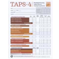 TAPS-4 Test Booklets (25)
