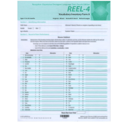 REEL-4 Vocabulary Inventory Form A (25)