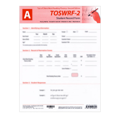 TOSWRF-2 Student Record Form A (25)