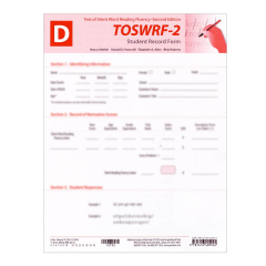 TOSWRF-2 Student Record Form D (25)