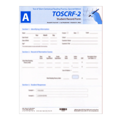 TOSCRF-2 Student Record Form A (25)