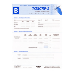 TOSCRF-2 Student Record Form B (25)