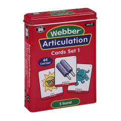 Webber® Articulation Cards - S