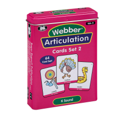 Webber® Articulation Cards - K