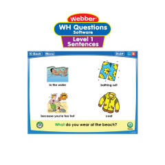 Webber® Interactive "WH" Questions CD-ROM