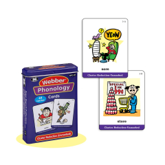 Webber® Phonology Cards - Cluster Reduction - Unmarked