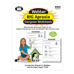 Webber® BIG Apraxia Carryover Worksheets