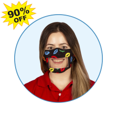 Lips Adult Window Face Masks