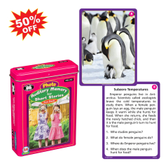 Photo Auditory Memory for Short Stories Fun Deck