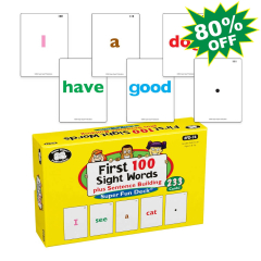 First 100 Sight Words Super Fun Deck