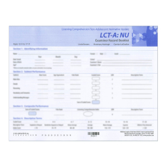LCT-A: NU Examiner Record Booklets (25) 0
