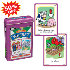 Ask And Answer "Where" Cards