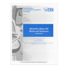 CDI 3rd Edition Words & Sentences English Forms (25)