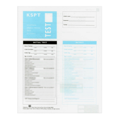 KSPT Score Sheets (25-pk)