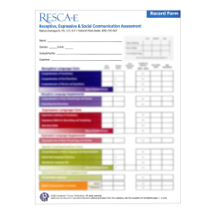 RESCA-E Record Forms (20)