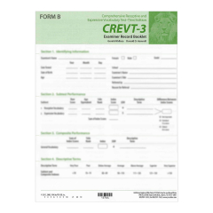 CREVT-3 Form B Examiner Record Booklets (25)