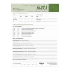 KLST-3 Examiner Record Forms (50)