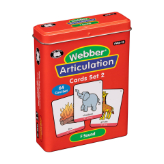 Webber Articulation Cards - F
