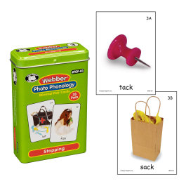 Webber Photo Phonology Minimal Pair Cards - Stopping