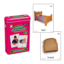 Webber Photo Phonology Minimal Pair Cards - Cluster Reduction