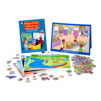 MagneTalk  Match-up Adventure Kit with Barrier Game Board Stand