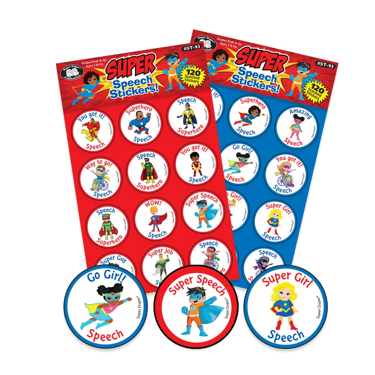 Super Generic Sticker 120 Superhero Scented Stickers