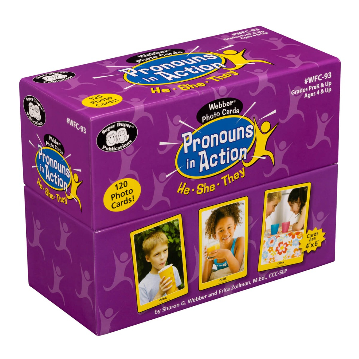 Learn To Read Super Duper Pronoun Flash Cards - 120 Educational ...