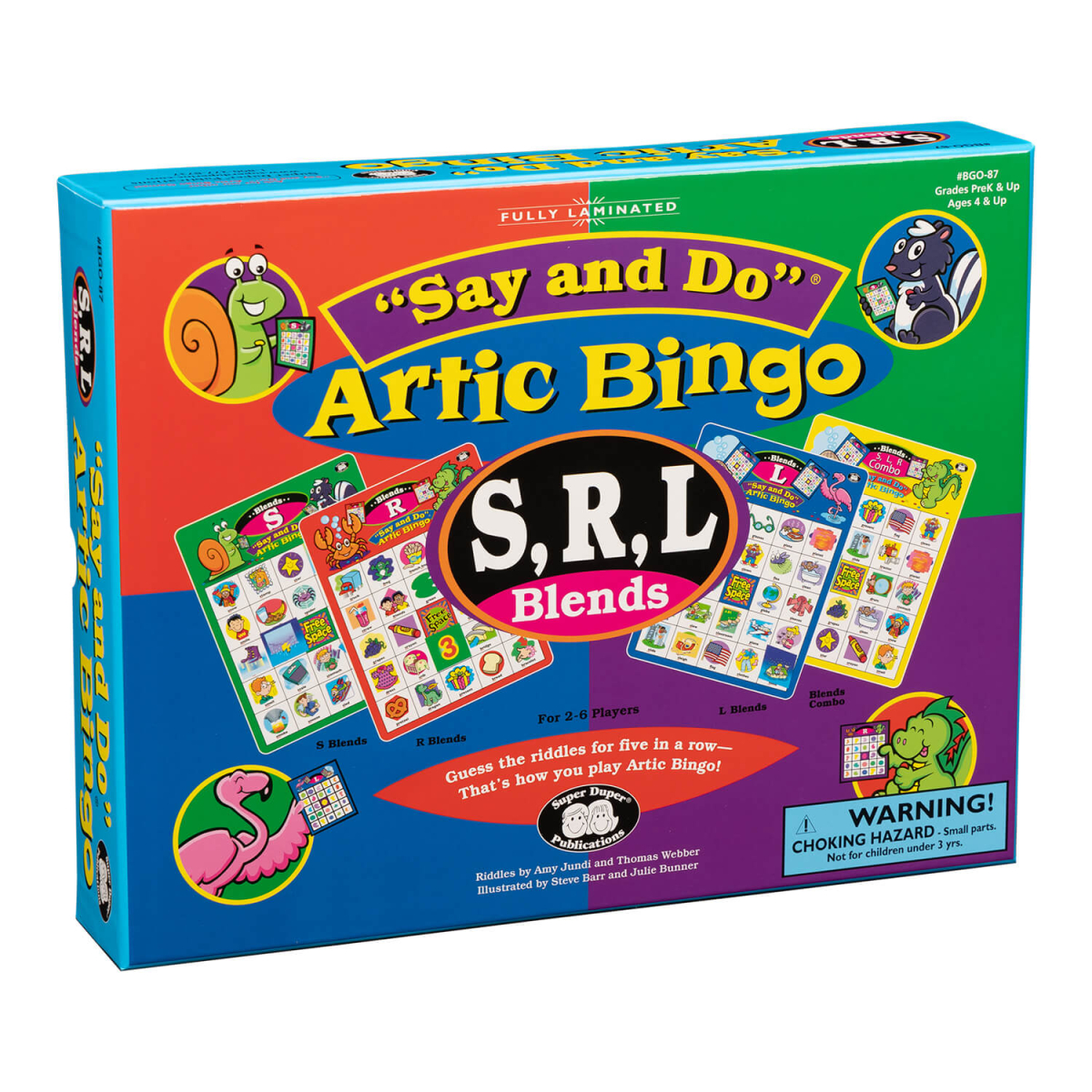 Say and Do S, R, L Blends Bingo