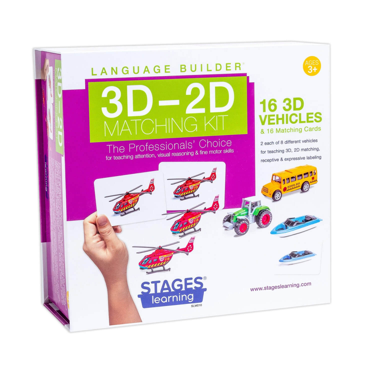 Language Builder 3D - 2D Everyday Objects Matching Kit