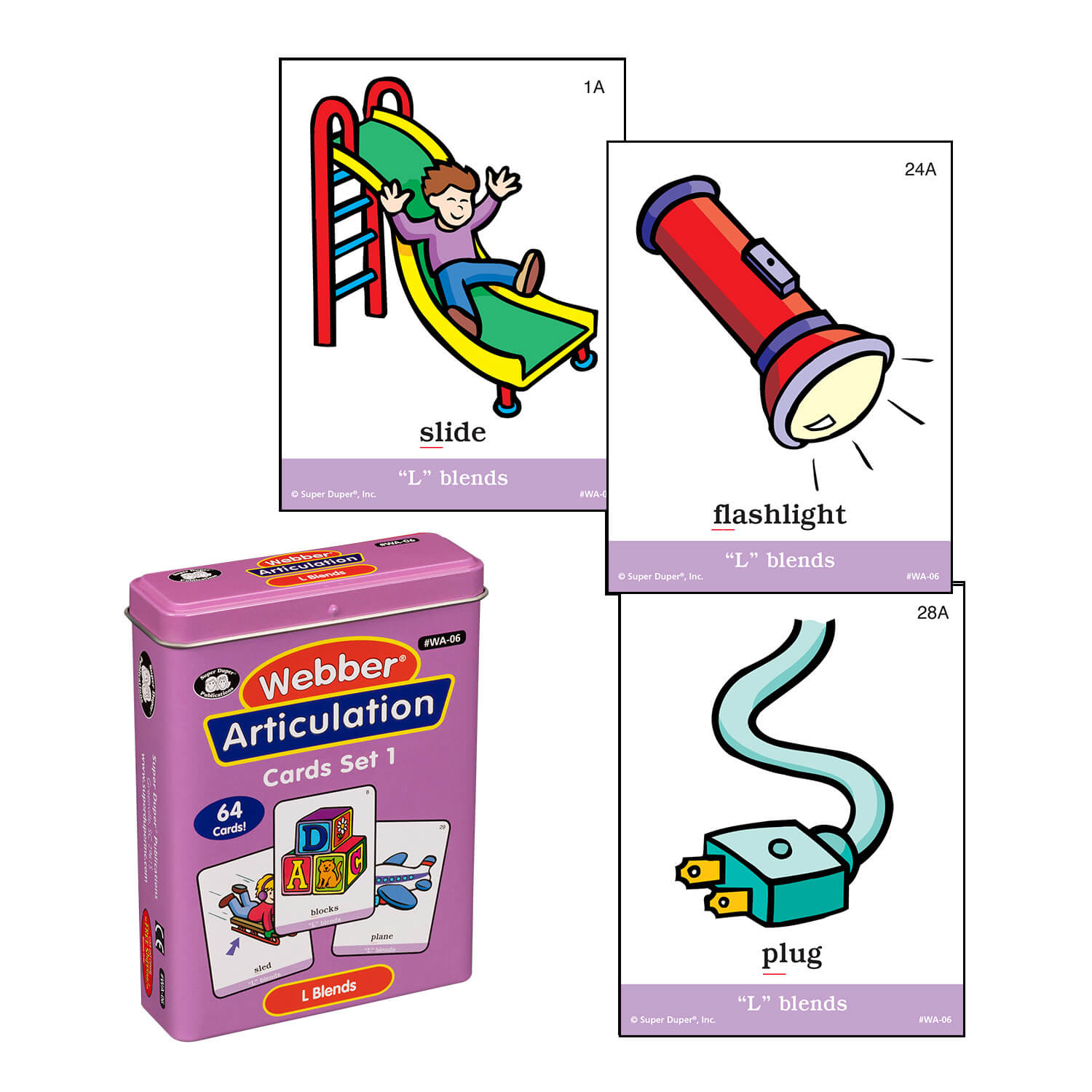 Webber® Articulation Cards - L Blends