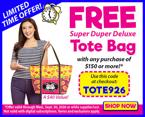 Get your Super Duper Deluxe Tote Bag Today with $150+ Order  - Exclusions Apply