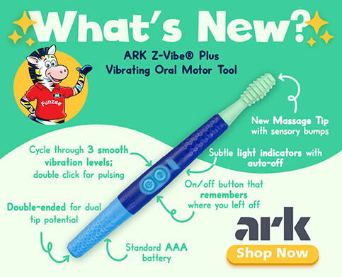 New ARK Therapeutic Z-Vibe Plus Vibrating Oral Motor Tool for Speech-Language Pathologists