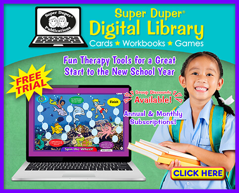 New Wacky Faces Reinforcer Available on The Super Duper Digital Library