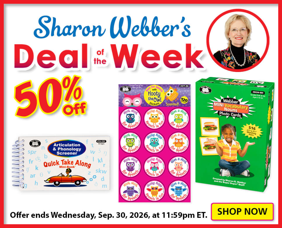 Sharon's Deal - 50% Off Select Products