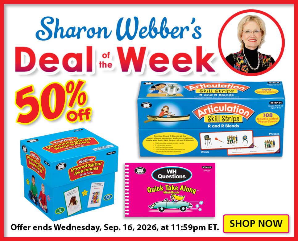 Sharon's Deal - 50% Off Select Products