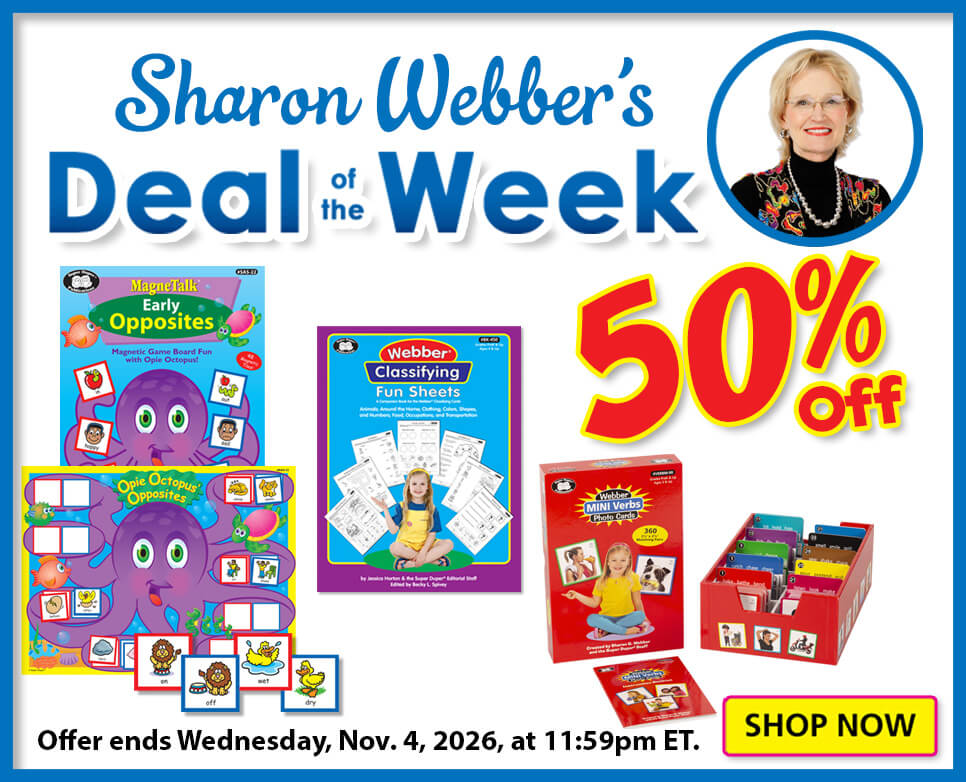 Sharon's Deal - 50% Off Select Products