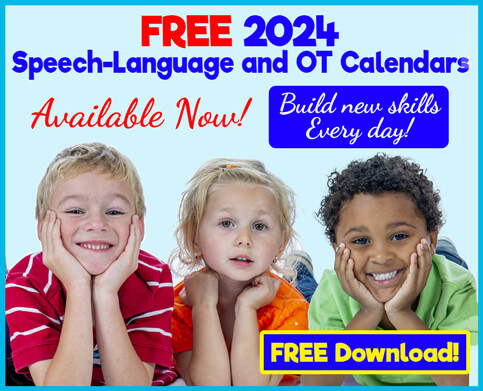 Free 2023 Speech-Language Calendars